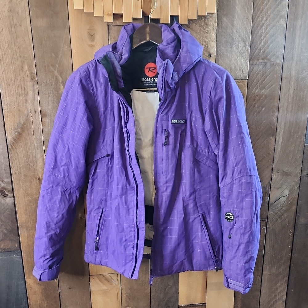Rossignol Vibrant Purple Ski Jacket Size Small Womens.